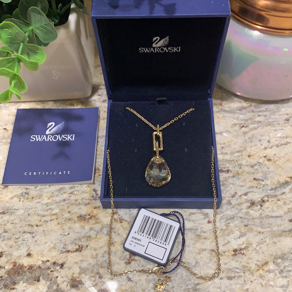 Swarovski Parallele Desert Glow Pendant Necklace